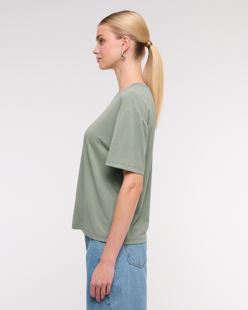 Cupro Easy Tee(green,XXS)