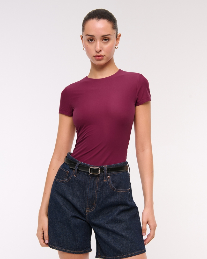 Soft Matte Seamless Tuckable Baby Tee