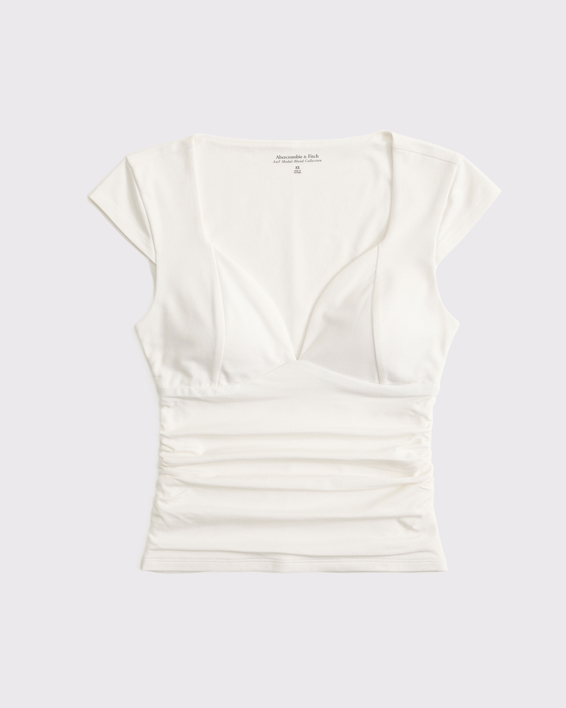 The A&F Zoe Bra-Free Top(cream,XXS)