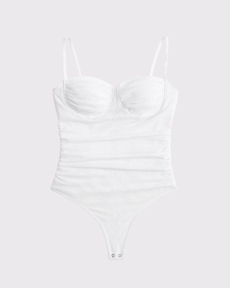 Bra-Free Mesh Bodysuit