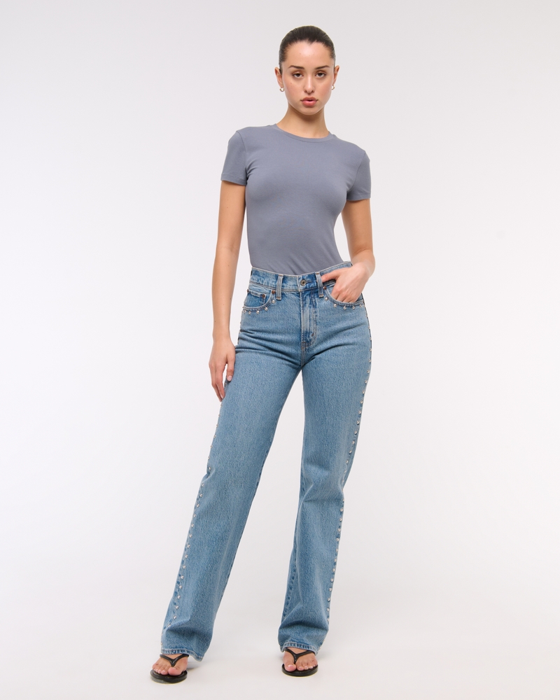 Essential Tuckable Baby Tee(blue gray,XXS)