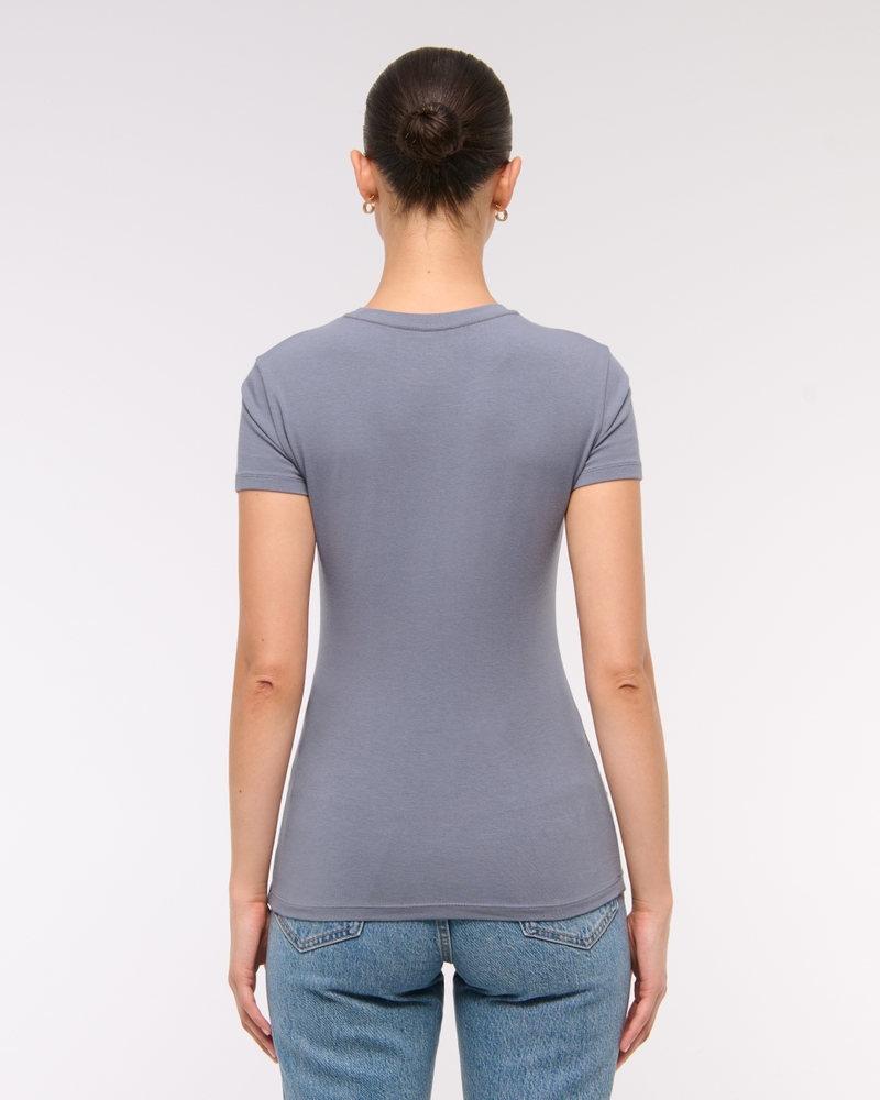 Essential Tuckable Baby Tee(blue gray,XXS)