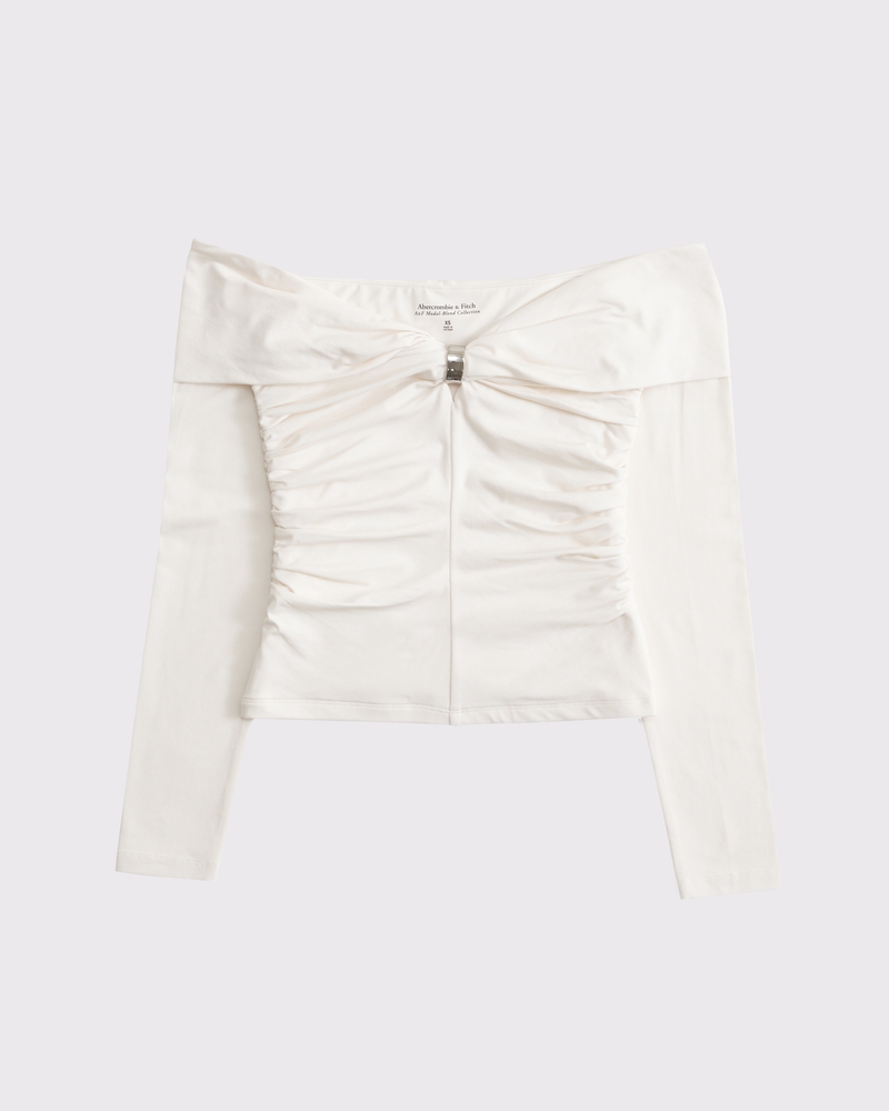 Off-The-Shoulder Hardware Top