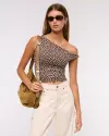 brown polka dot