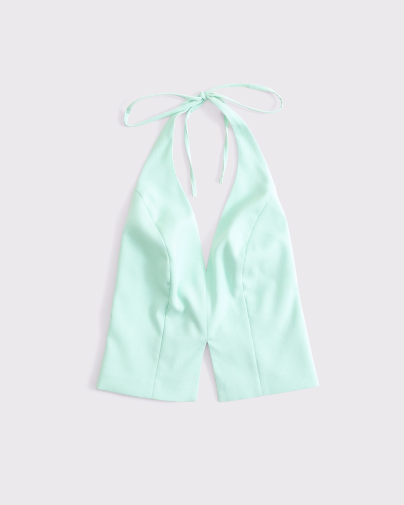 Tailored Halter Vest
