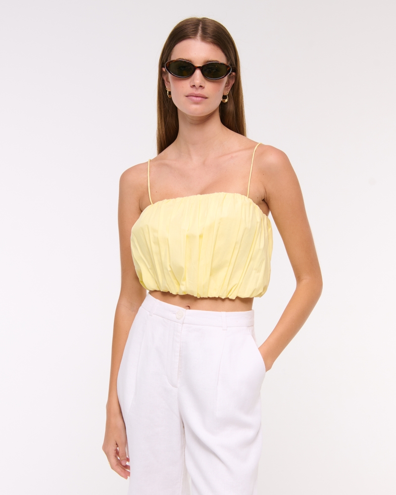 Cropped Bubble Hem Cami