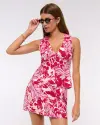 red floral