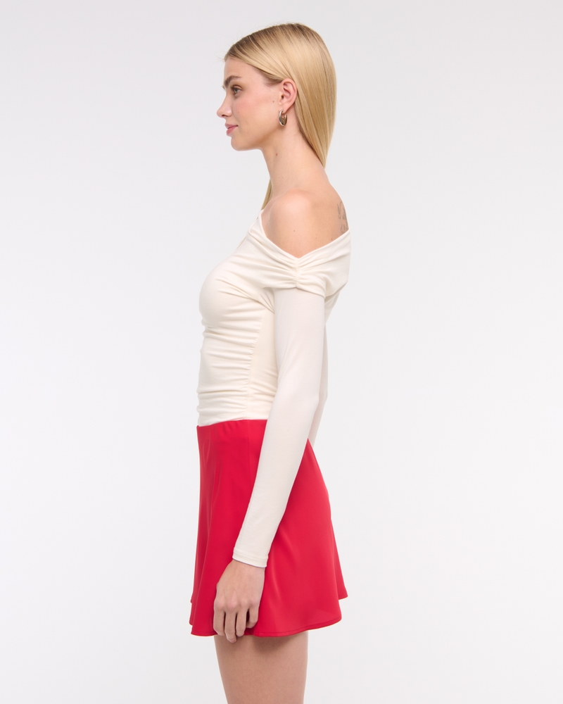 The A&F Sienna Mini Skort(vivid red,XXS)