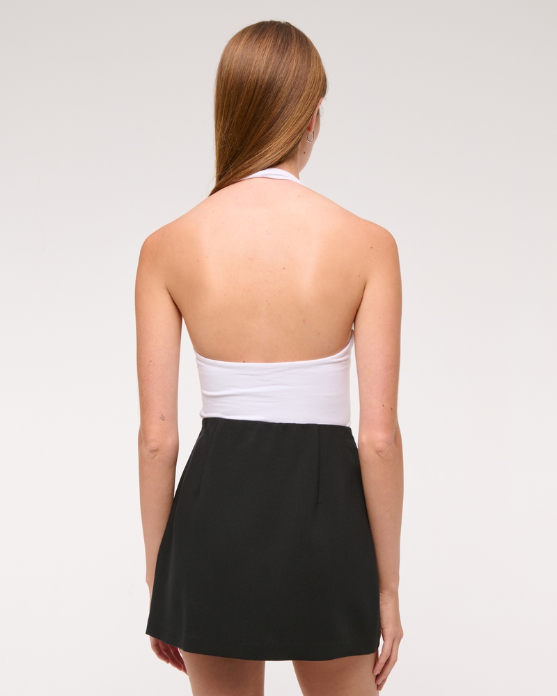 The A&F Scarlett Suiting Mini Skort(black,XXS)