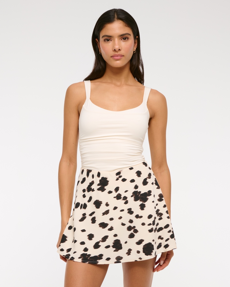 High Rise Flirty Mini Skort