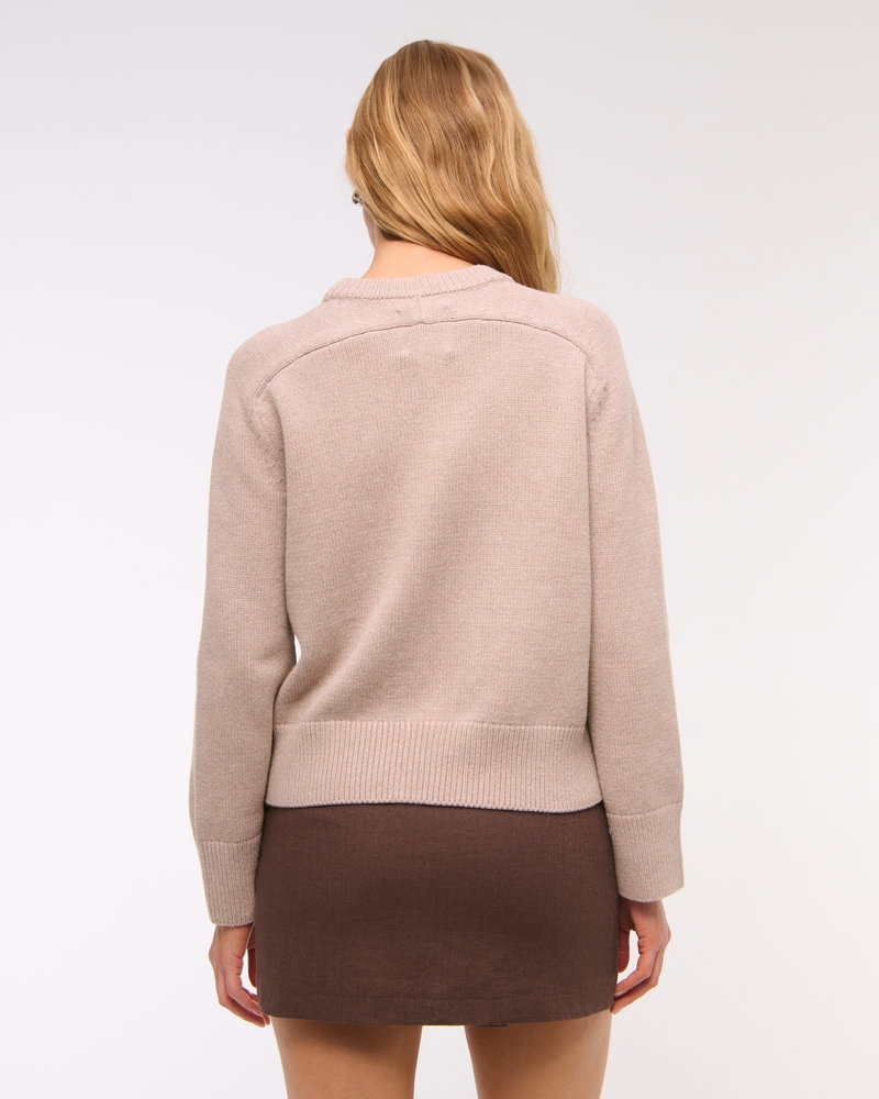 The A&F Scarlett Linen-Blend Mini Skort(brown,XXS)