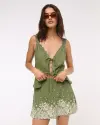 green floral