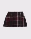 burgundy plaid