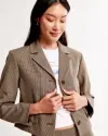 brown plaid
