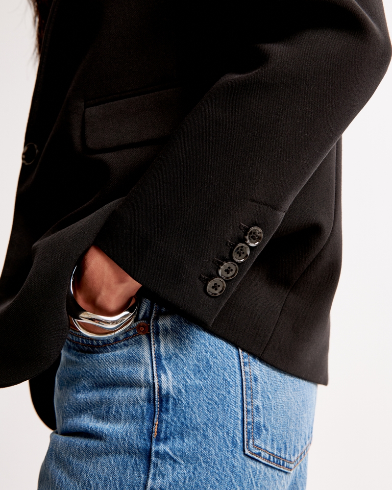 Classic Suiting Blazer(black,XXS)