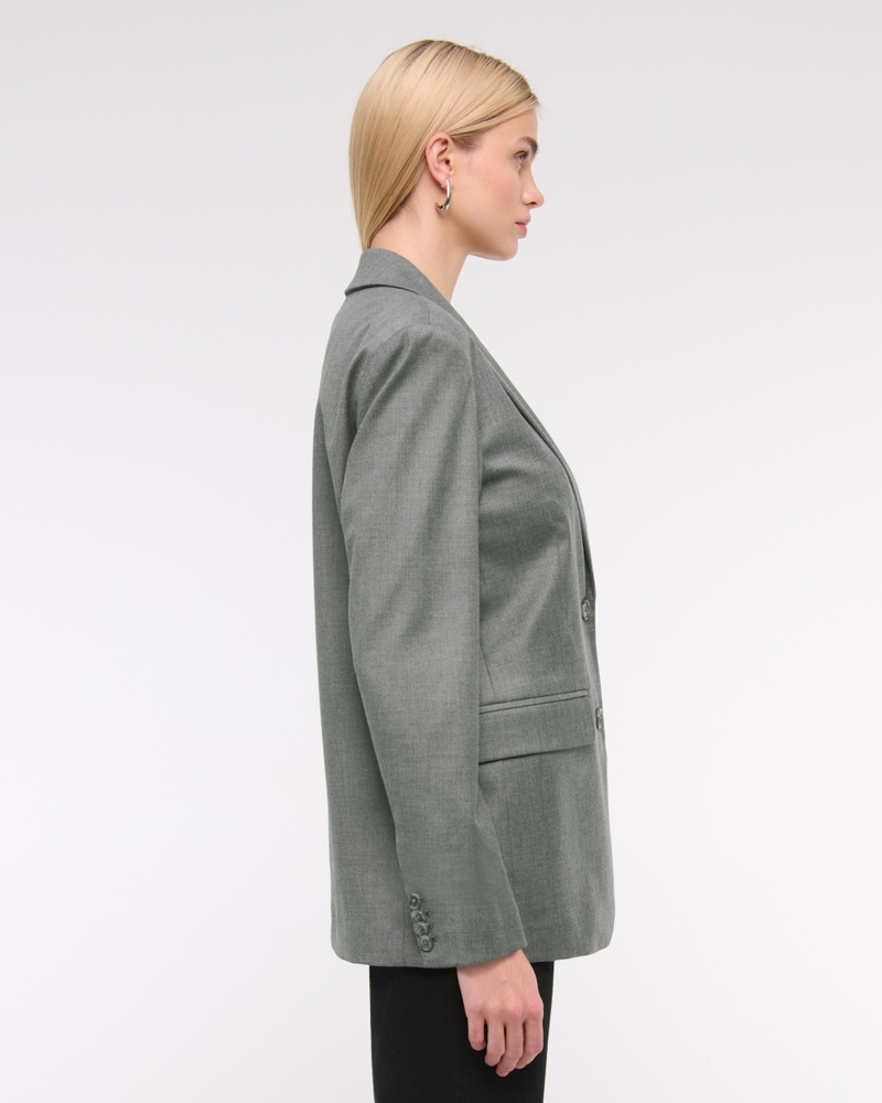 Relaxed Suiting Blazer(gray,XXS)