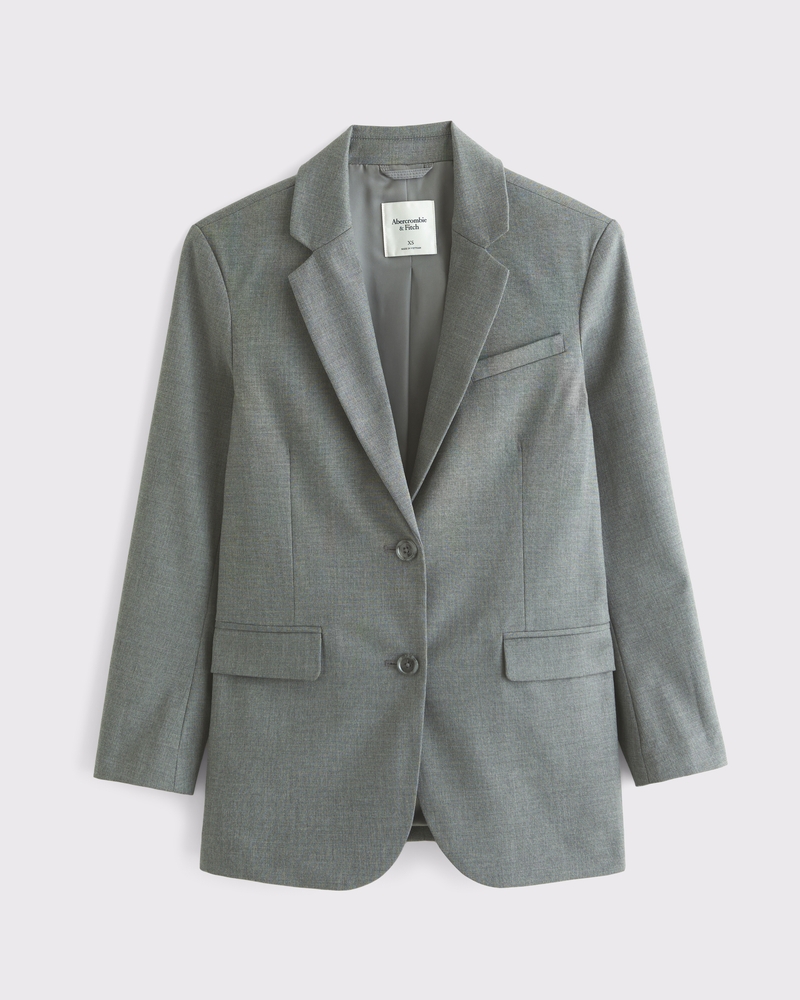Relaxed Suiting Blazer(gray,XXS)