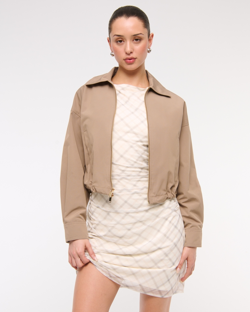 Cinched Double-Zip Jacket
