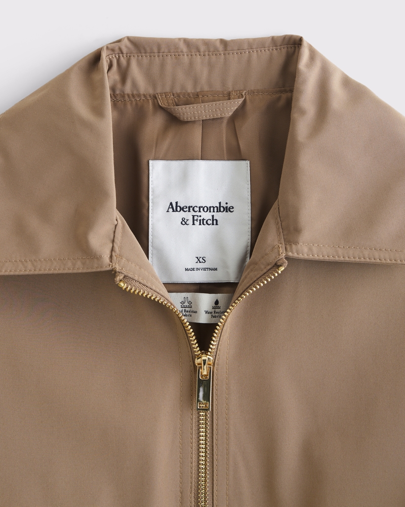 Cinched Double-Zip Jacket(light brown,XXS)