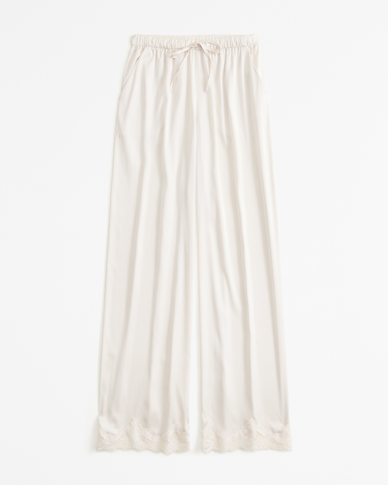 Lace and Satin Sleep Pant
