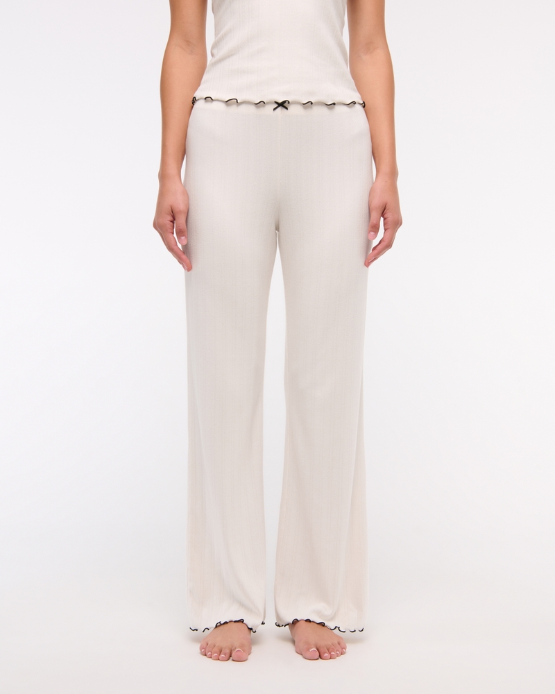Pointelle Sleep Pant(cream,XXS)