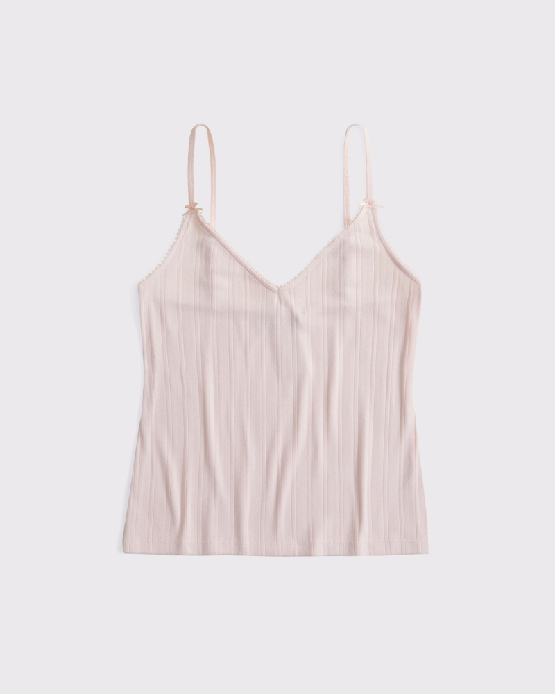 Pointelle Sleep Cami(soft rose,XXS)