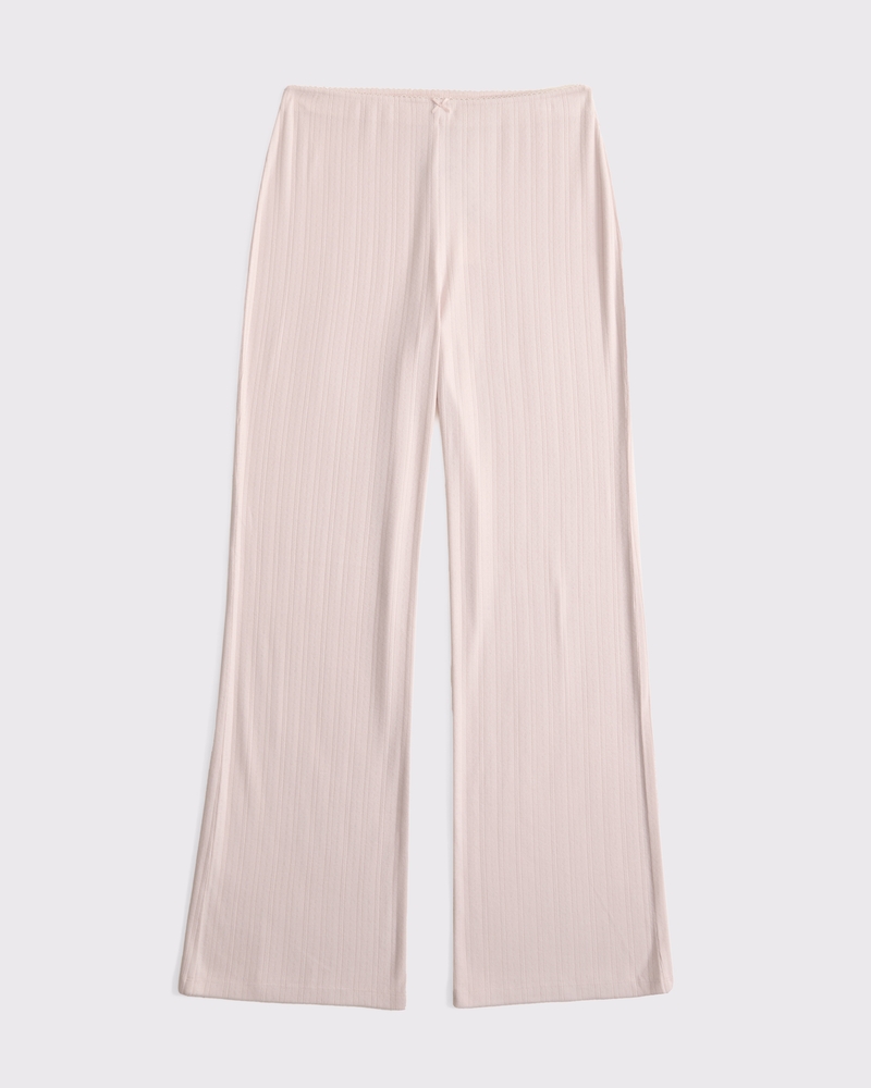 Pointelle Boot Pant(soft rose,XXS)