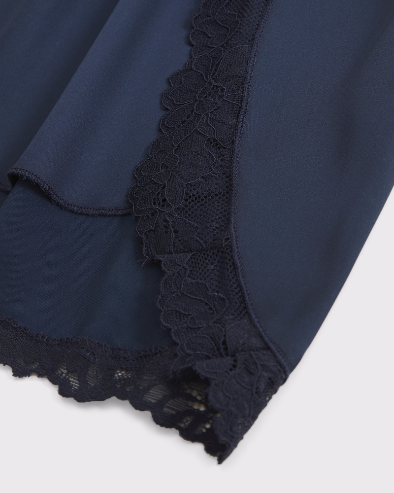 Sheer Sleep Short(navy,XXS)