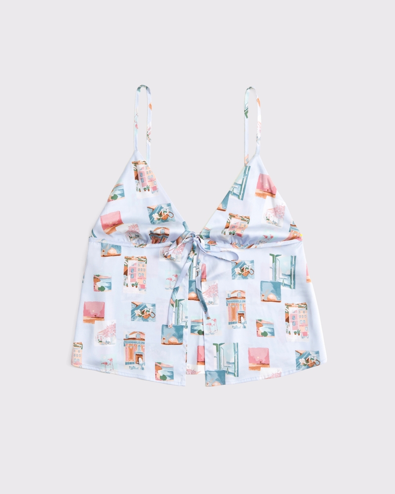Sleep Cami(blue pattern,XXS)