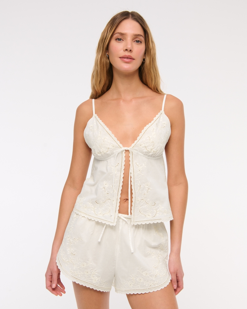 Cutwork Sleep Short