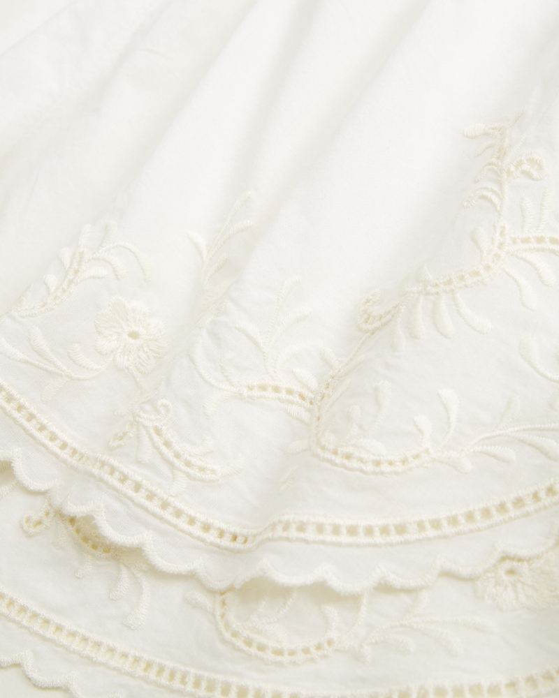 Cutwork Sleep Short(white,XXS)