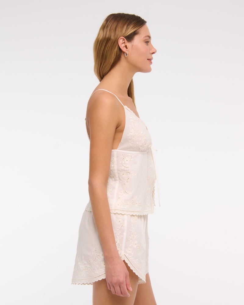 Cutwork Sleep Cami(white,XXS)