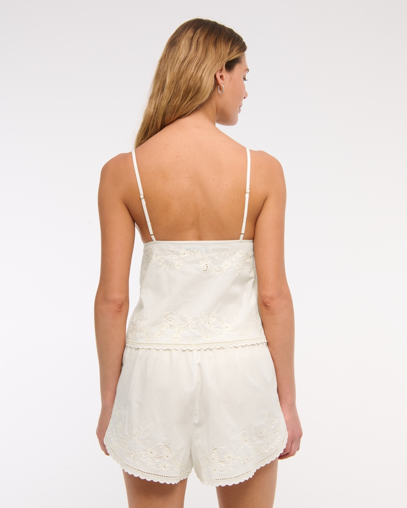 Cutwork Sleep Cami(white,XXS)