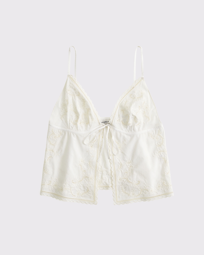 Cutwork Sleep Cami(white,XXS)