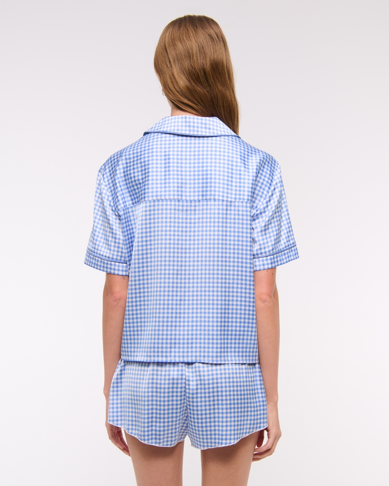 Sleep Short(blue gingham,XXS)