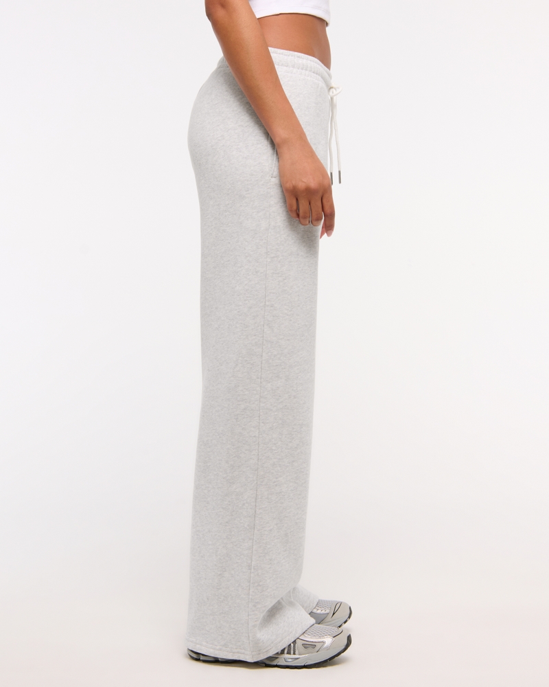 Essential Wide Leg Sunday Sweatpant(light gray,XXS)