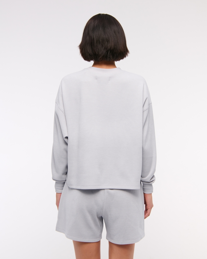 Lounge Waffle Short(light gray,XXS)
