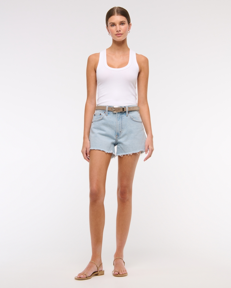 High Rise 90s Cutoff Short(light,23)