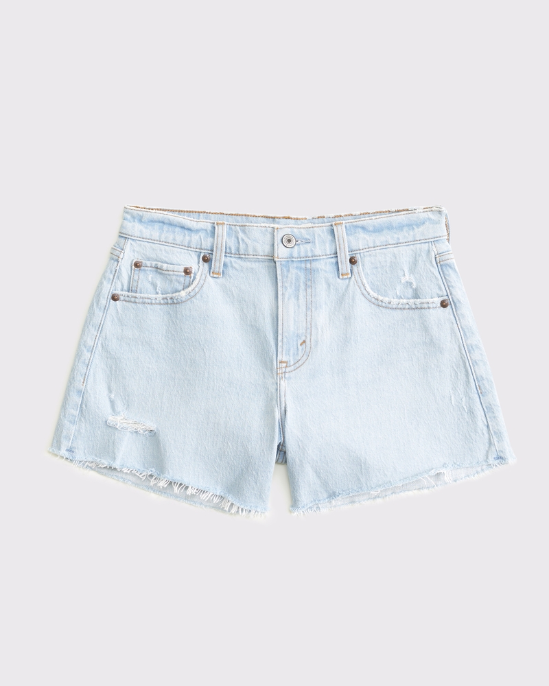 Mid Rise A-Line Short(light destroy,23)