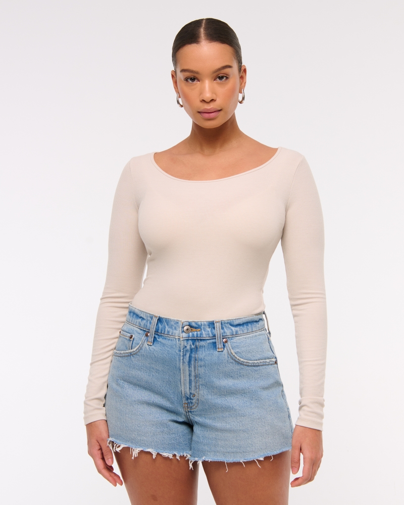 Curve Love High Rise 90s Cutoff Short