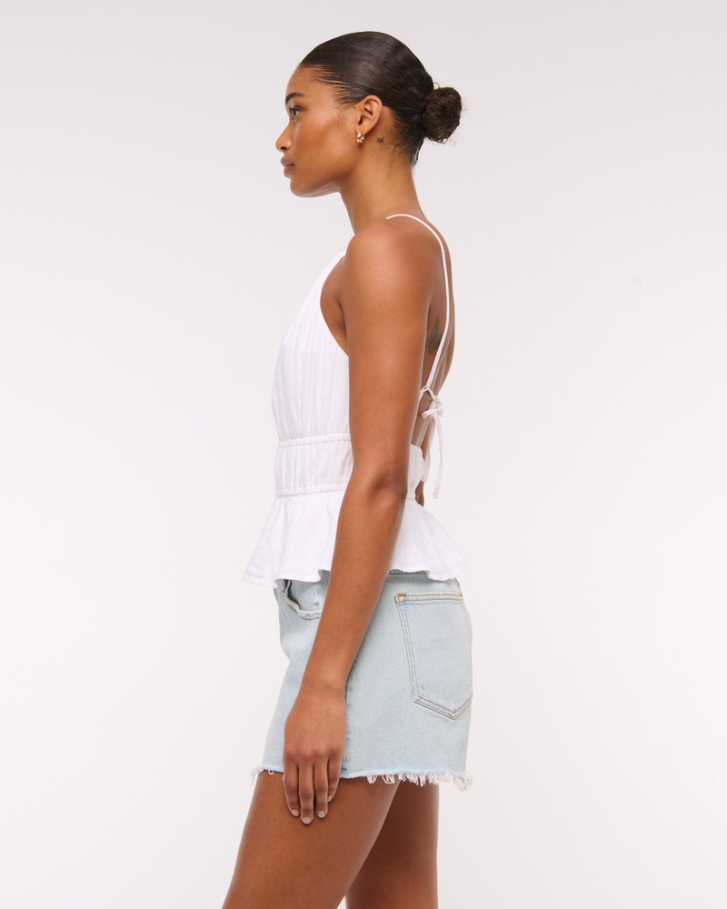 Curve Love Mid Rise A-Line Short(light destroy,23)