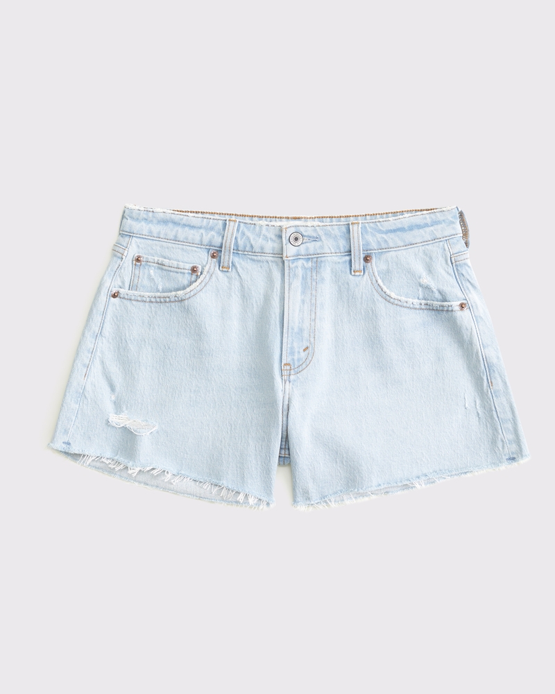 Curve Love Mid Rise A-Line Short(light destroy,23)