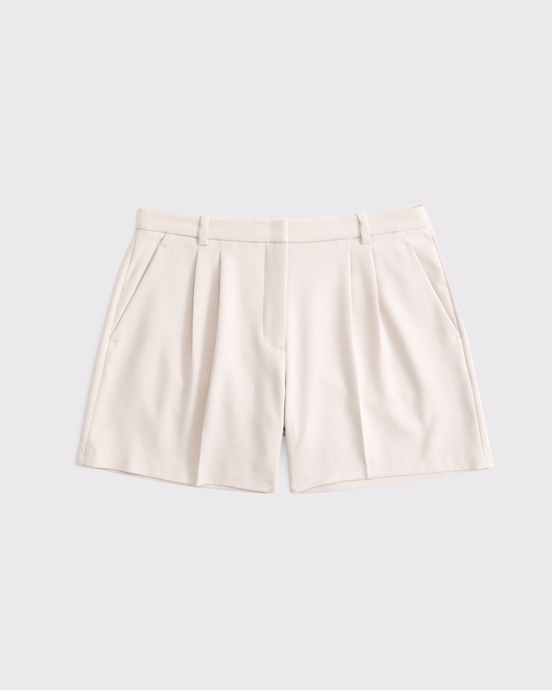 Curve Love A&F Sloane Low Rise Tailored Short(ash,23)