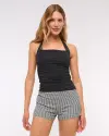 black gingham