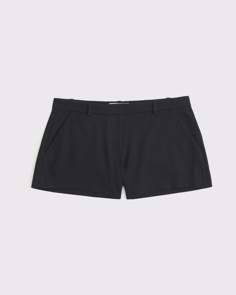 Curve Love Low Rise Micro Tailored Short(black,23)