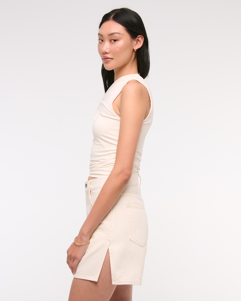 High Rise Loose Short(white,23)