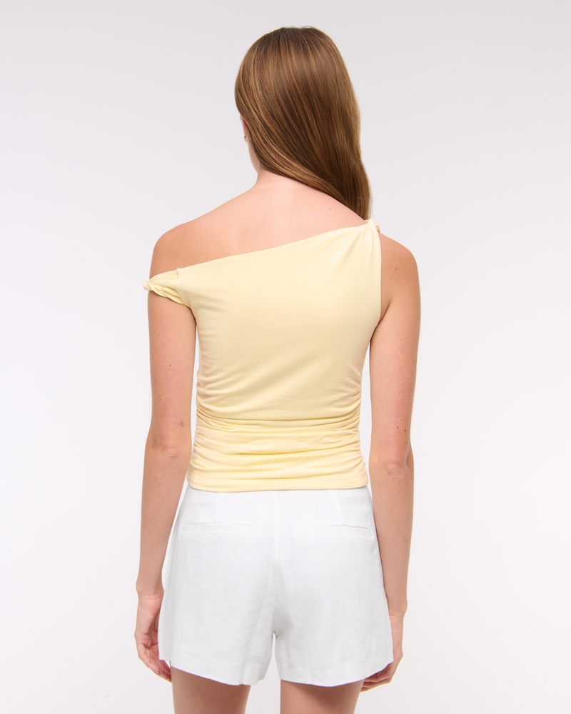 A&F Sloane Tailored Linen-Blend Short(white,23)