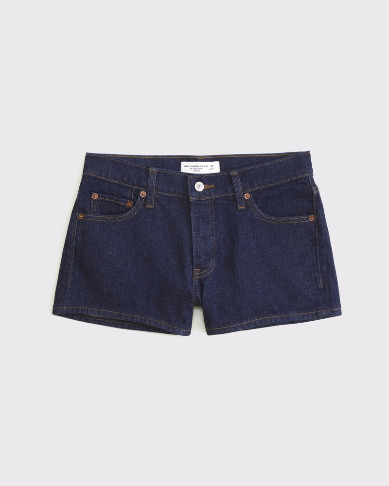Low Rise Mini Short(dark wash,23)