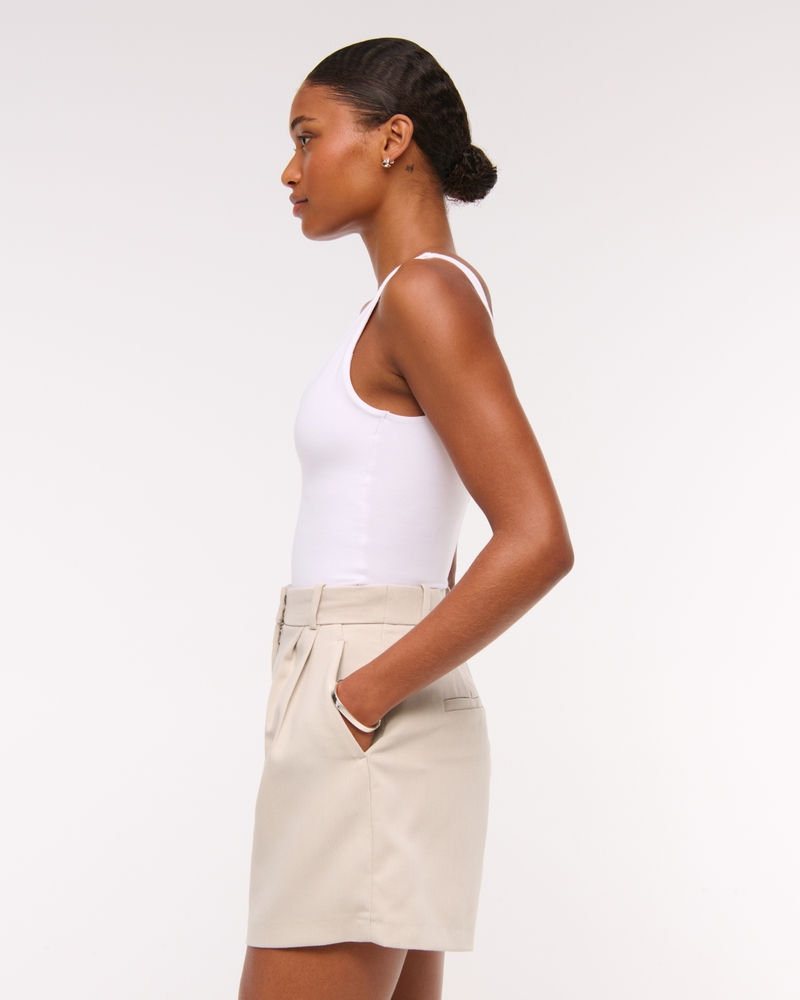 Curve Love A&F Sloane Tailored Short(ash,23)
