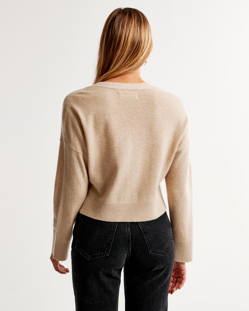 Cashmere Cardigan(light brown,XXS)